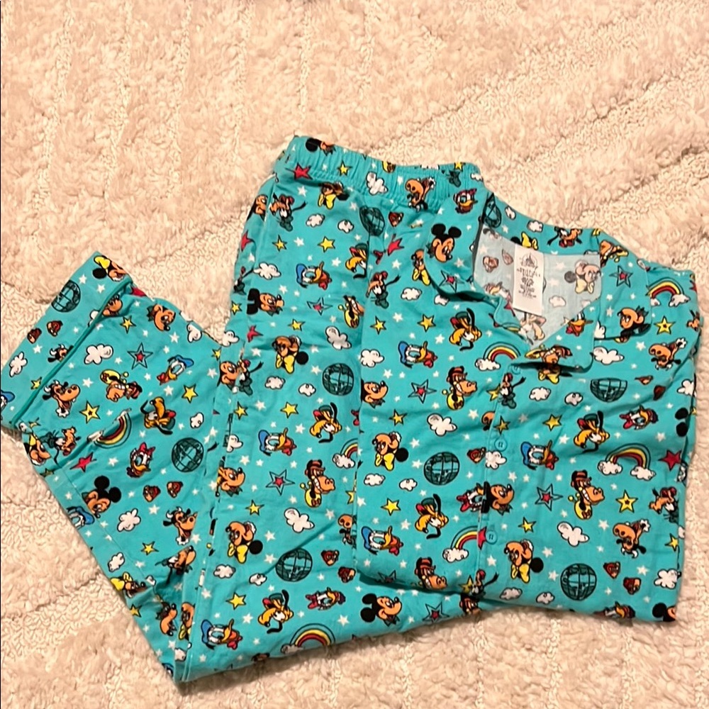 Disney Mickey & Friends Print Pajamas